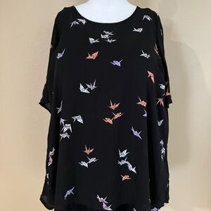 Torrid Tie Back Blouse